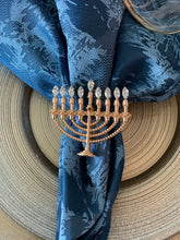 Load image into Gallery viewer, Chanukah -Menorah Napkin Rings