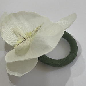 Orchid Flowers Napkin Rings