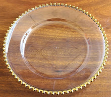 Load image into Gallery viewer, Beaded Plastic Charger Plate