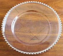 Load image into Gallery viewer, Beaded Plastic Charger Plate