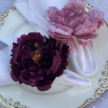 Load image into Gallery viewer, Colored Pony Artifical Flower Napkin Ring